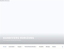 Tablet Screenshot of handivers-horizons.fr